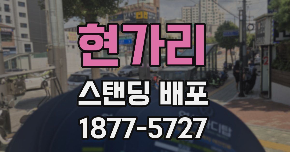 현가리 스탠딩 배포
