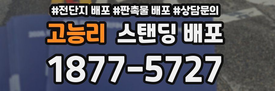고능리 스탠딩 배포