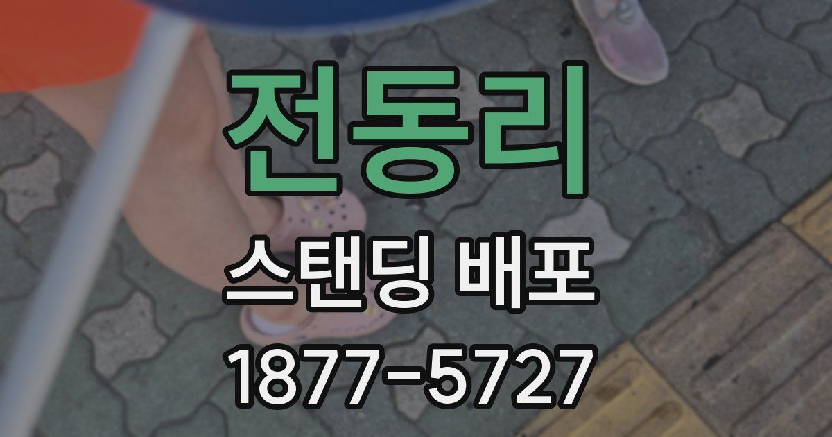전동리 스탠딩 배포