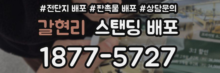 갈현리 스탠딩 배포