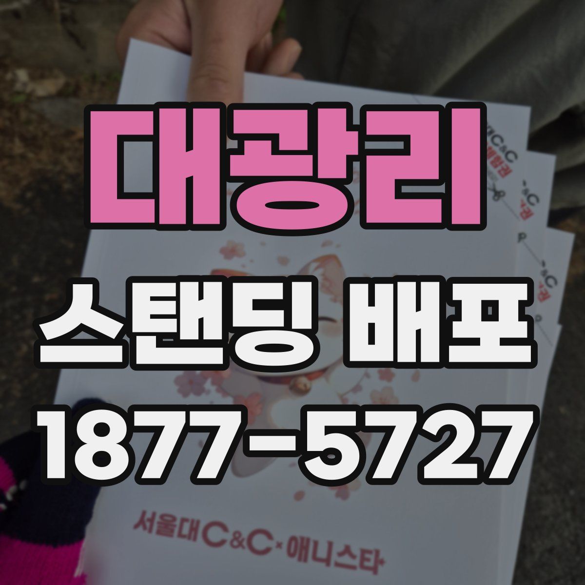 대광리 스탠딩 배포
