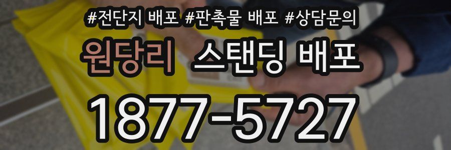 원당리 스탠딩 배포
