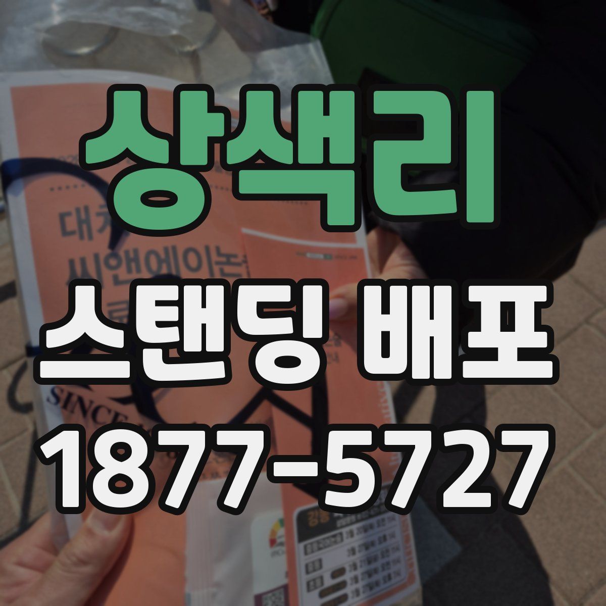 상색리 스탠딩 배포