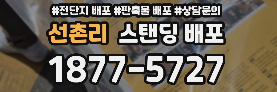 선촌리 스탠딩 배포