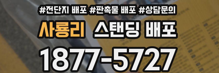 사룡리 스탠딩 배포