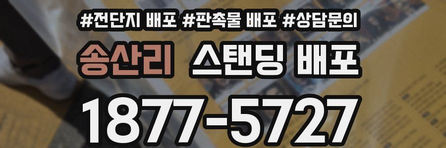 송산리 스탠딩 배포
