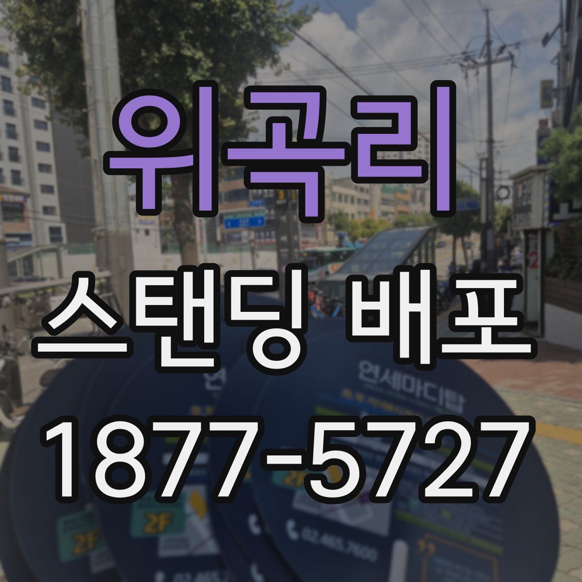 위곡리 스탠딩 배포