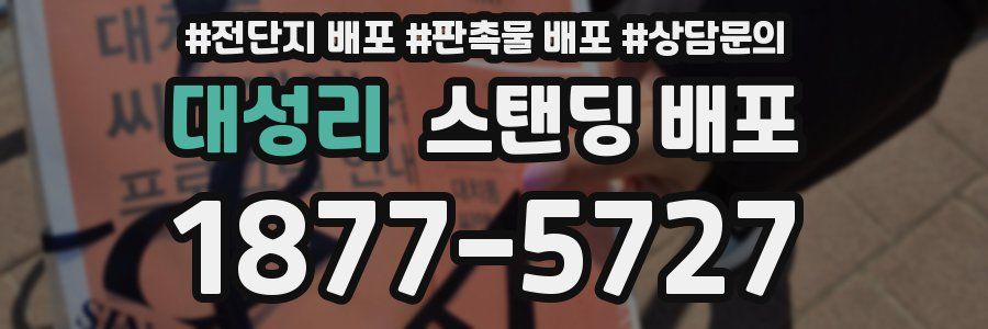 대성리 스탠딩 배포