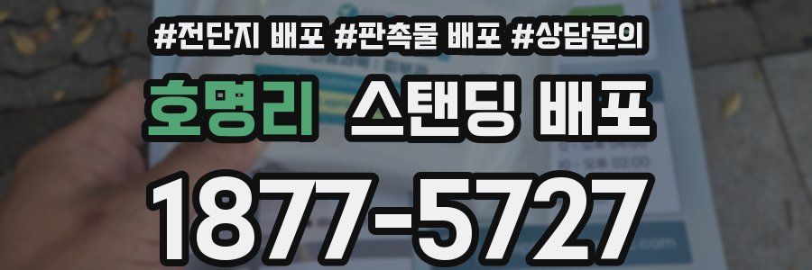 호명리 스탠딩 배포