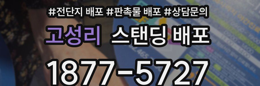 고성리 스탠딩 배포