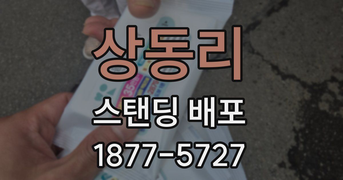 상동리 스탠딩 배포