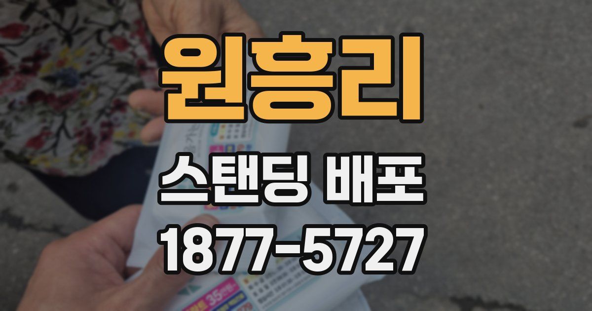 원흥리 스탠딩 배포