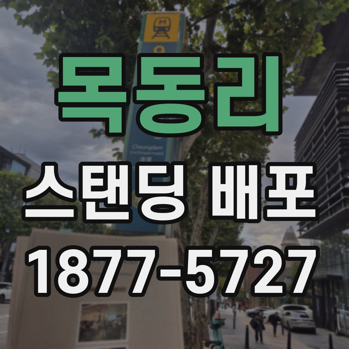 목동리 스탠딩 배포