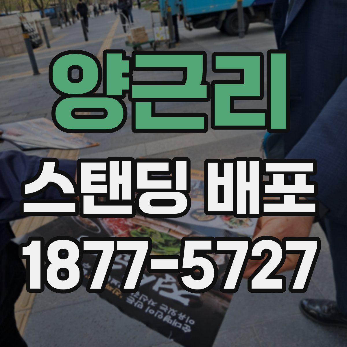 양근리 스탠딩 배포
