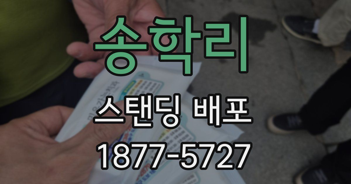 송학리 스탠딩 배포