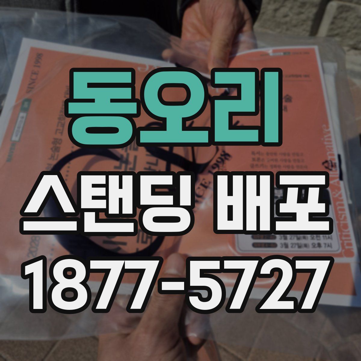 동오리 스탠딩 배포