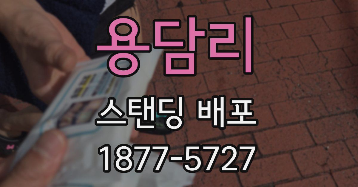 용담리 스탠딩 배포