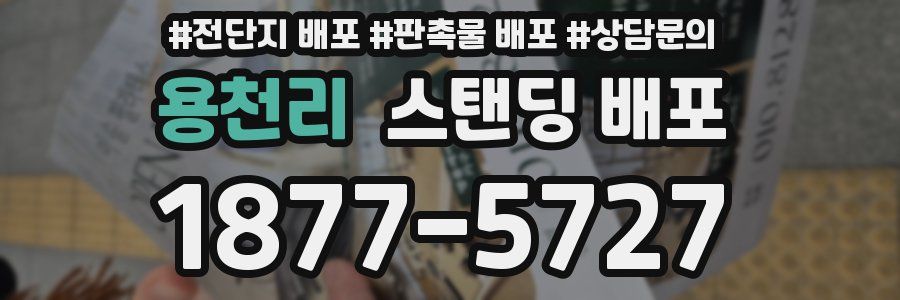용천리 스탠딩 배포