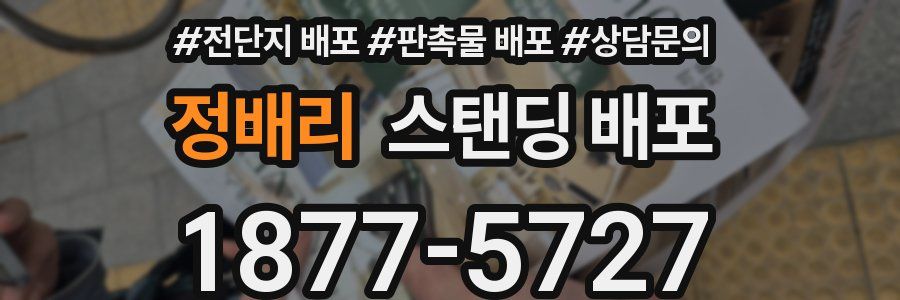 정배리 스탠딩 배포
