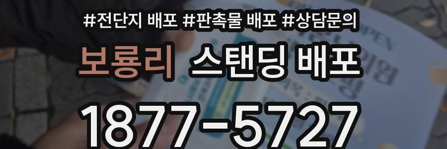 보룡리 스탠딩 배포