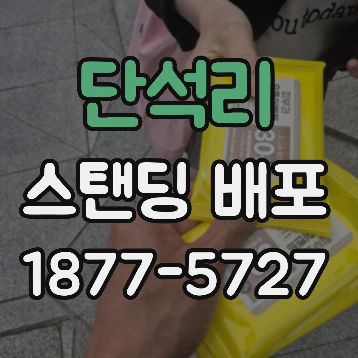 단석리 스탠딩 배포