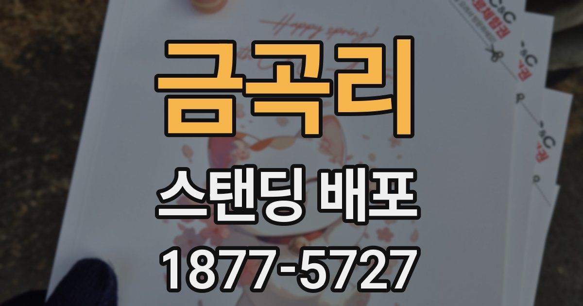 금곡리 스탠딩 배포