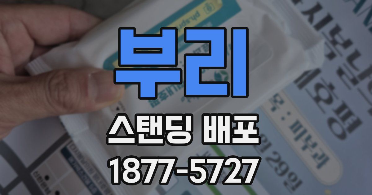 부리 스탠딩 배포
