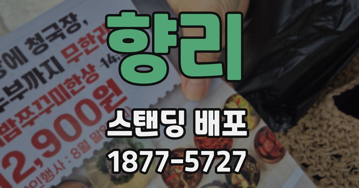 향리 스탠딩 배포
