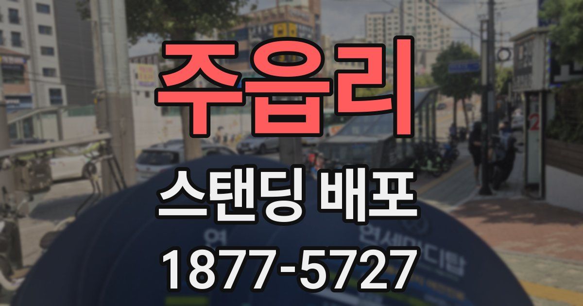 주읍리 스탠딩 배포