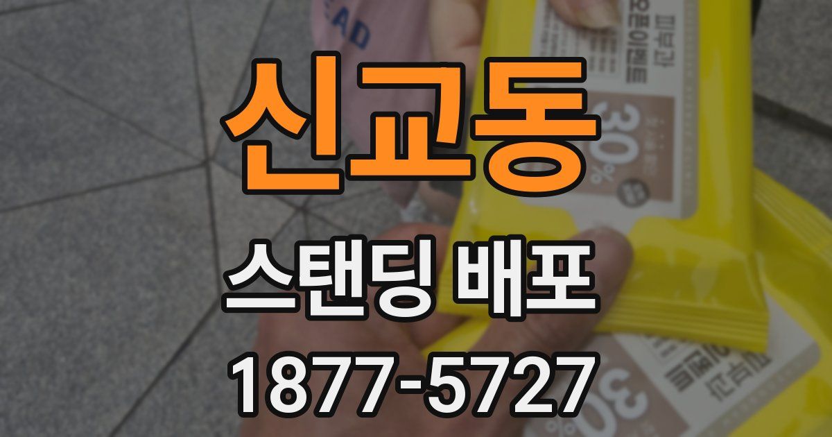 신교동 스탠딩 배포