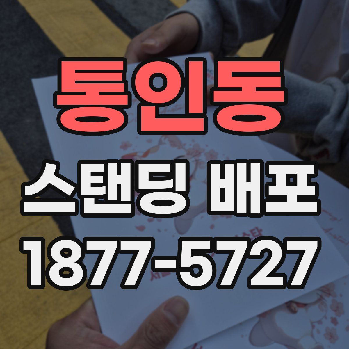 통인동 스탠딩 배포