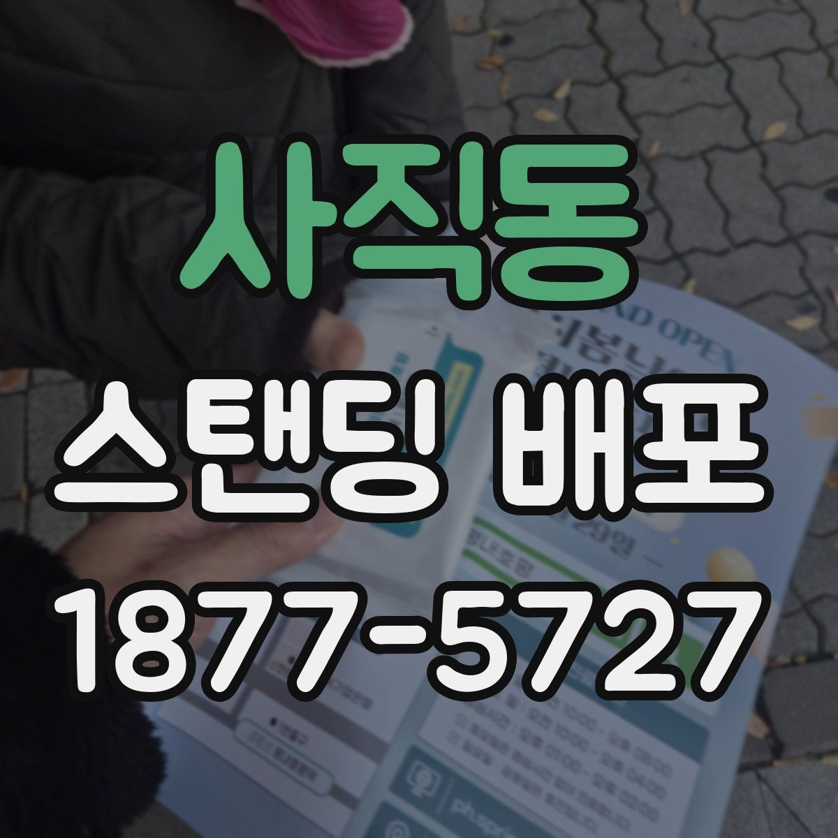 사직동 스탠딩 배포