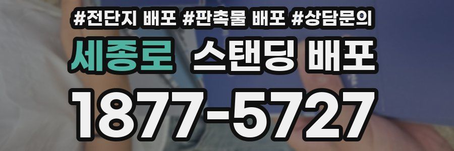 세종로 스탠딩 배포