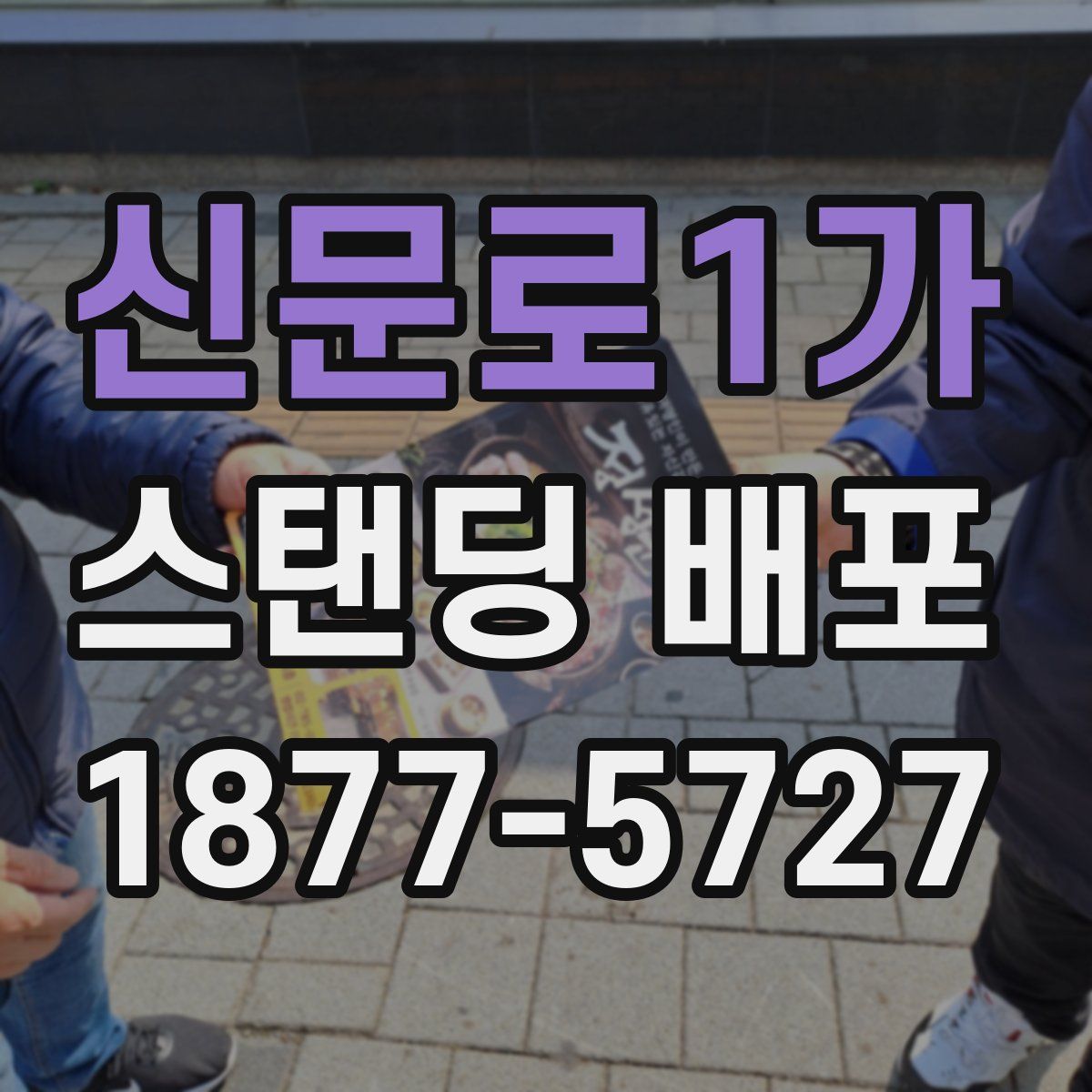 신문로1가 스탠딩 배포