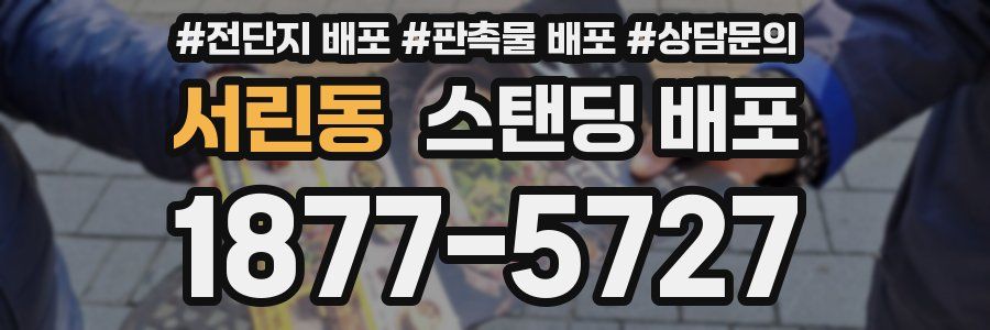 서린동 스탠딩 배포