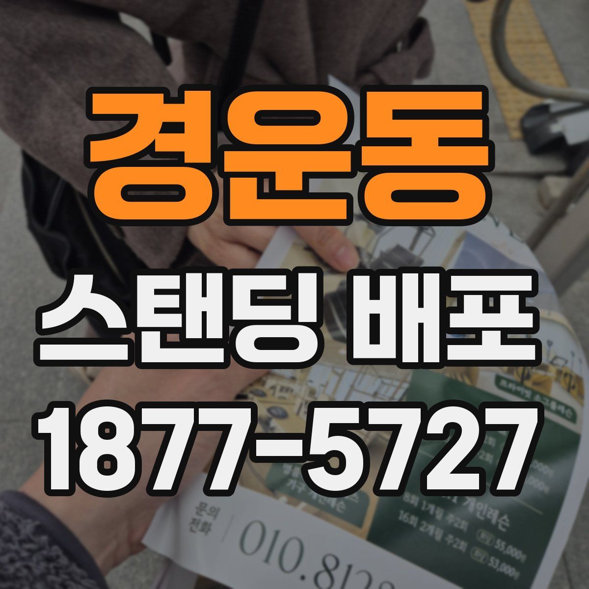 경운동 스탠딩 배포