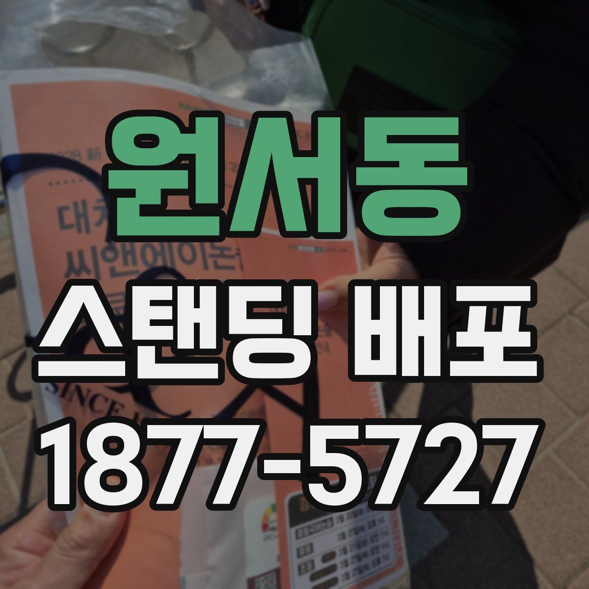 원서동 스탠딩 배포