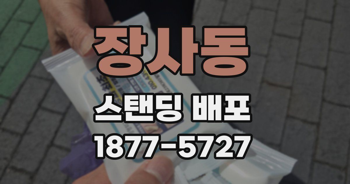 장사동 스탠딩 배포