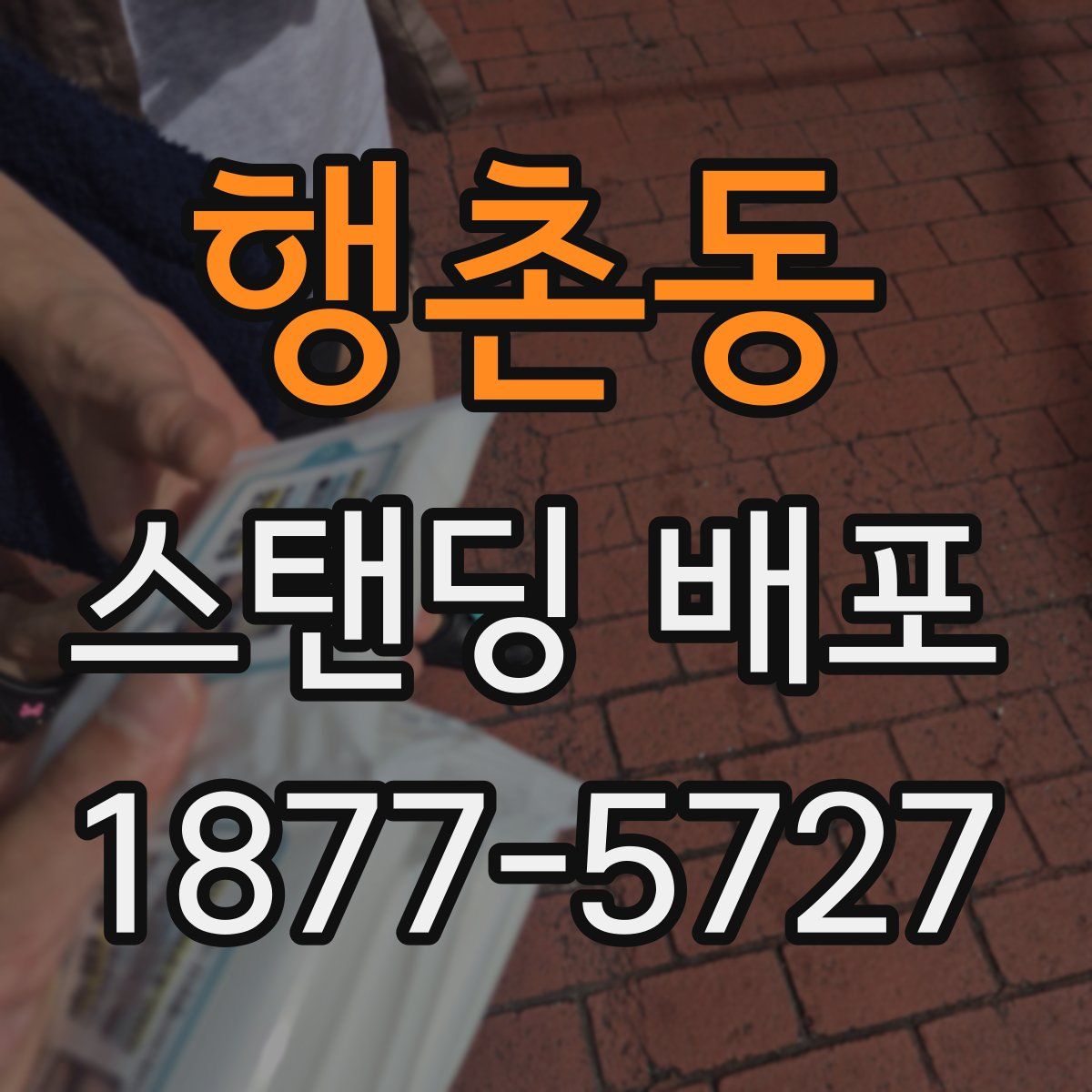 행촌동 스탠딩 배포