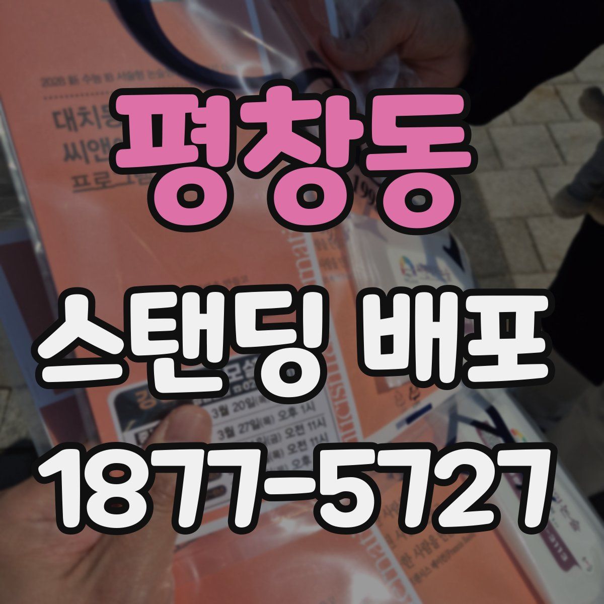 평창동 스탠딩 배포