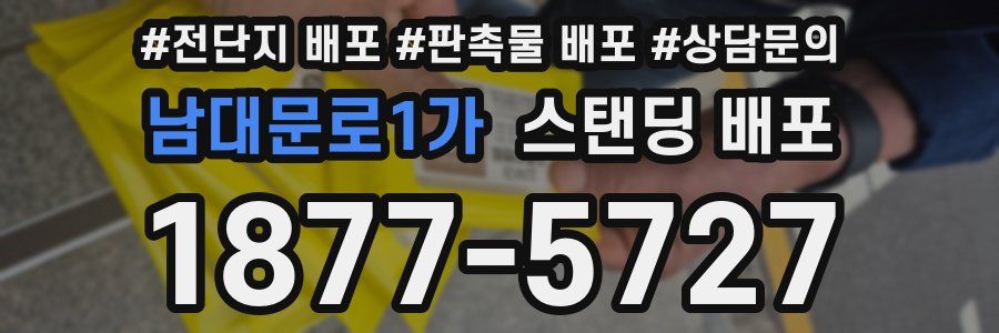 남대문로1가 스탠딩 배포