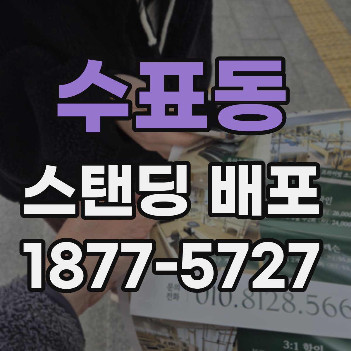 수표동 스탠딩 배포