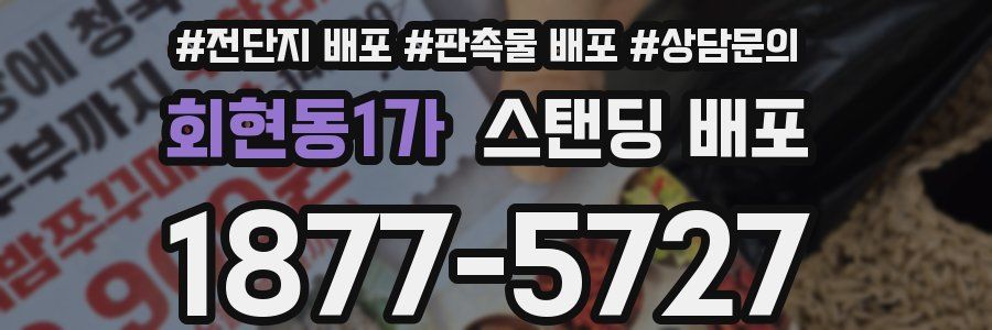 회현동1가 스탠딩 배포