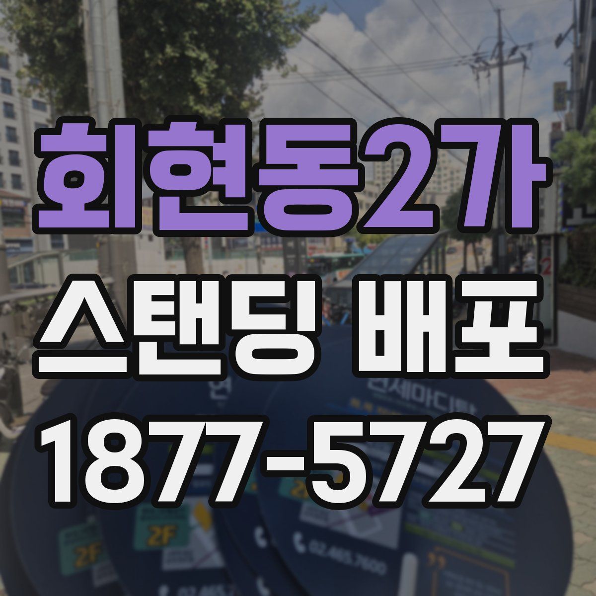 회현동2가 스탠딩 배포