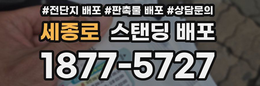세종로 스탠딩 배포