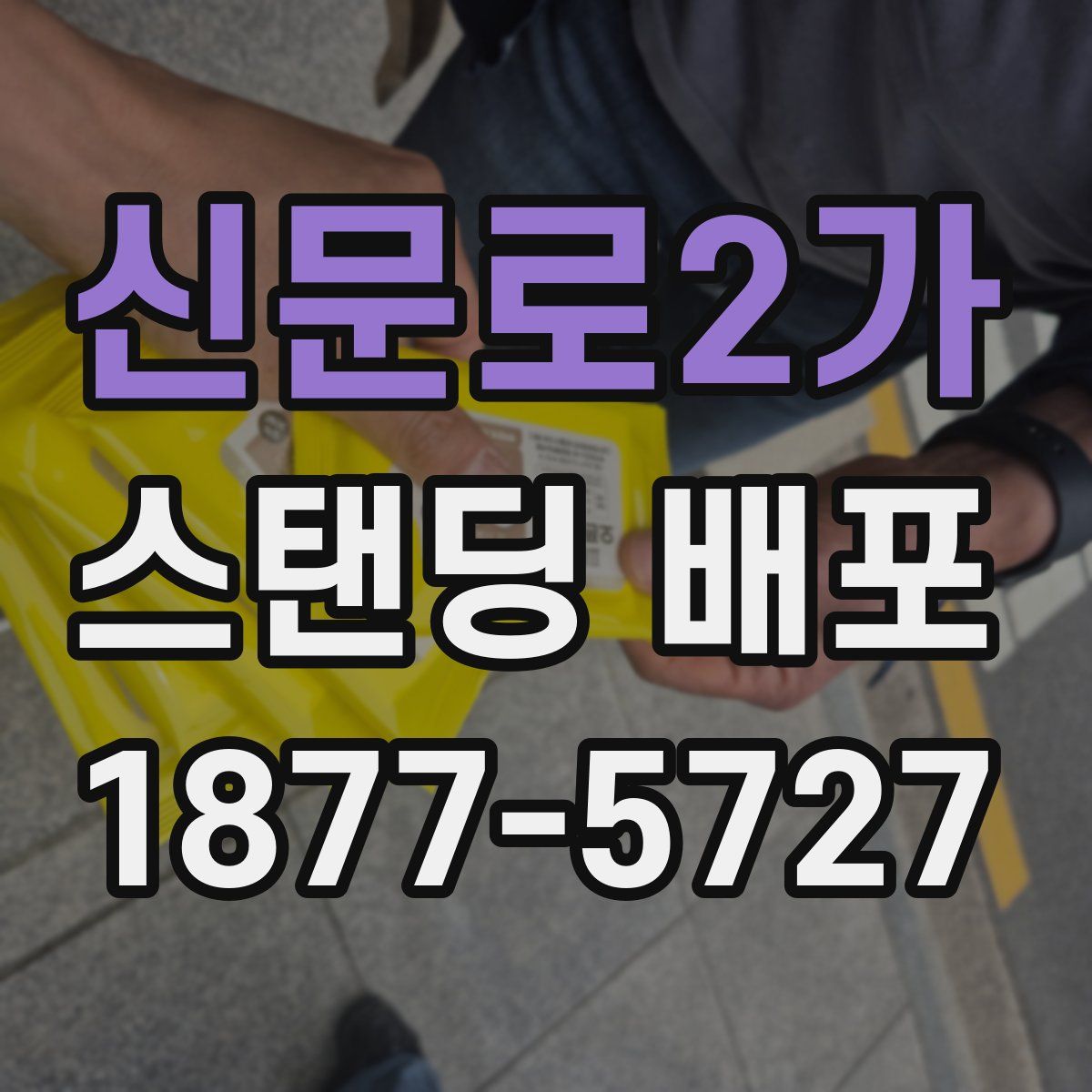 신문로2가 스탠딩 배포