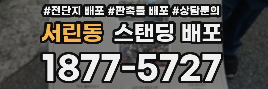 서린동 스탠딩 배포