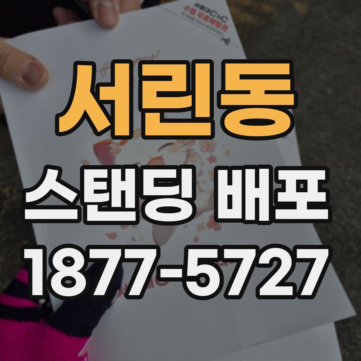 서린동 스탠딩 배포