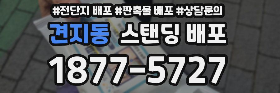 견지동 스탠딩 배포