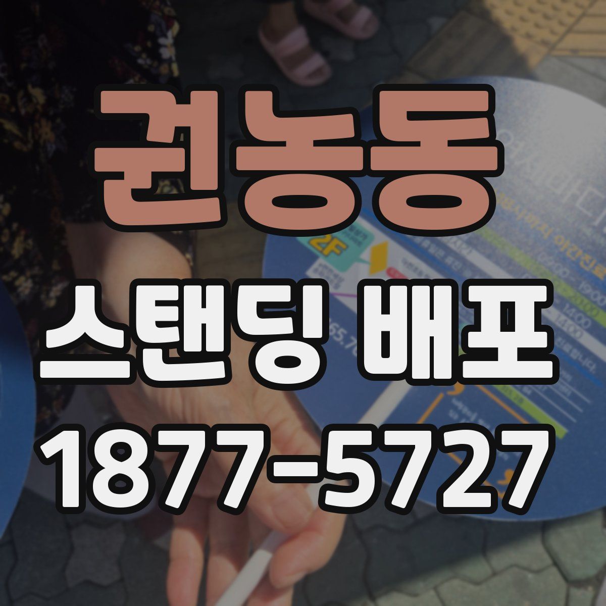 권농동 스탠딩 배포